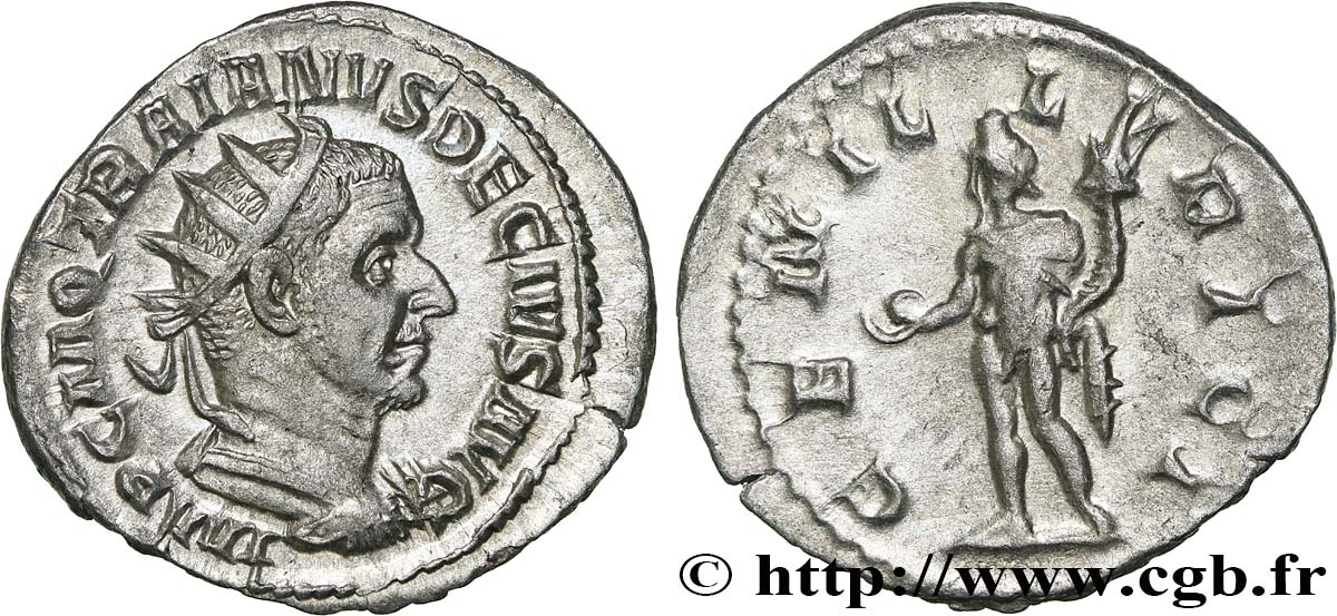 TRAJAN DÈCE Antoninien SPL/SUP