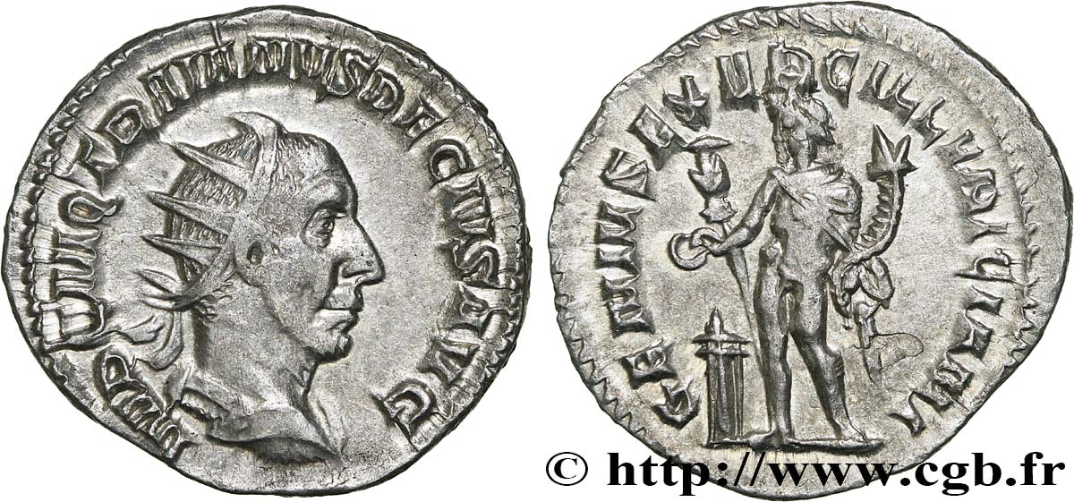 TRAJAN DECIUS Antoninien MS