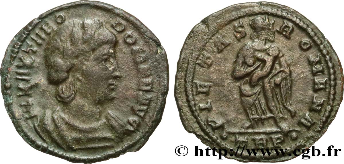 THÉODORA Centenionalis ou nummus TTB+