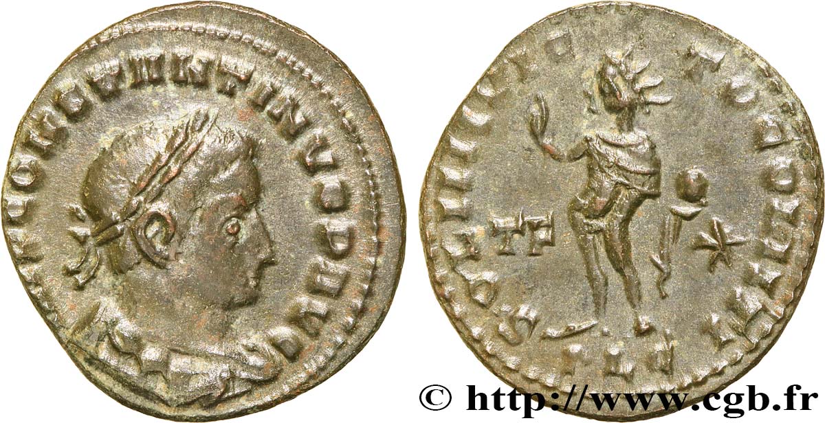 CONSTANTINO I EL MAGNO Follis ou nummus MBC+/SC