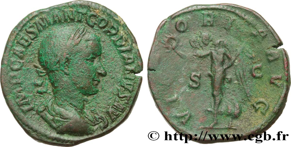 GORDIANUS III Sesterce SS