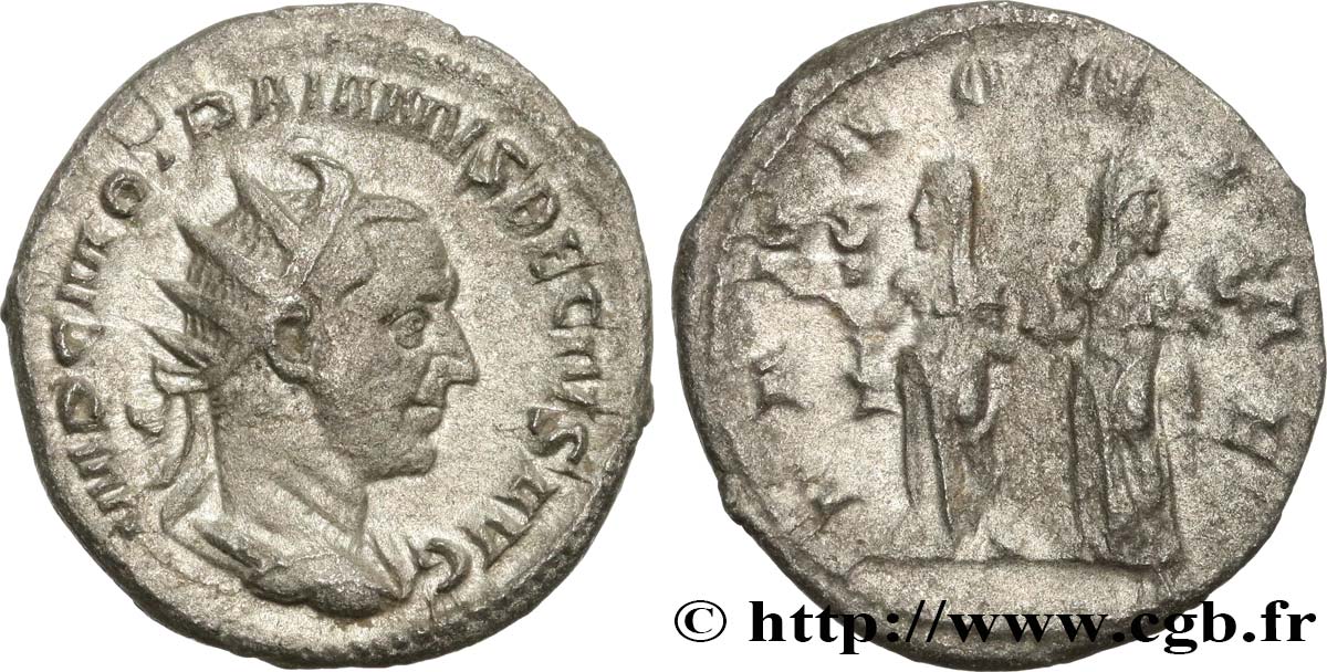 TRAJAN DECIUS Antoninien XF