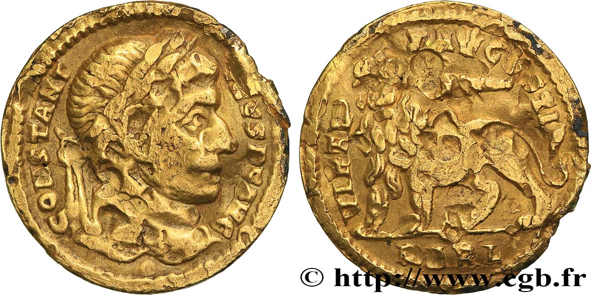 CONSTANTINE I THE GREAT Solidus VF