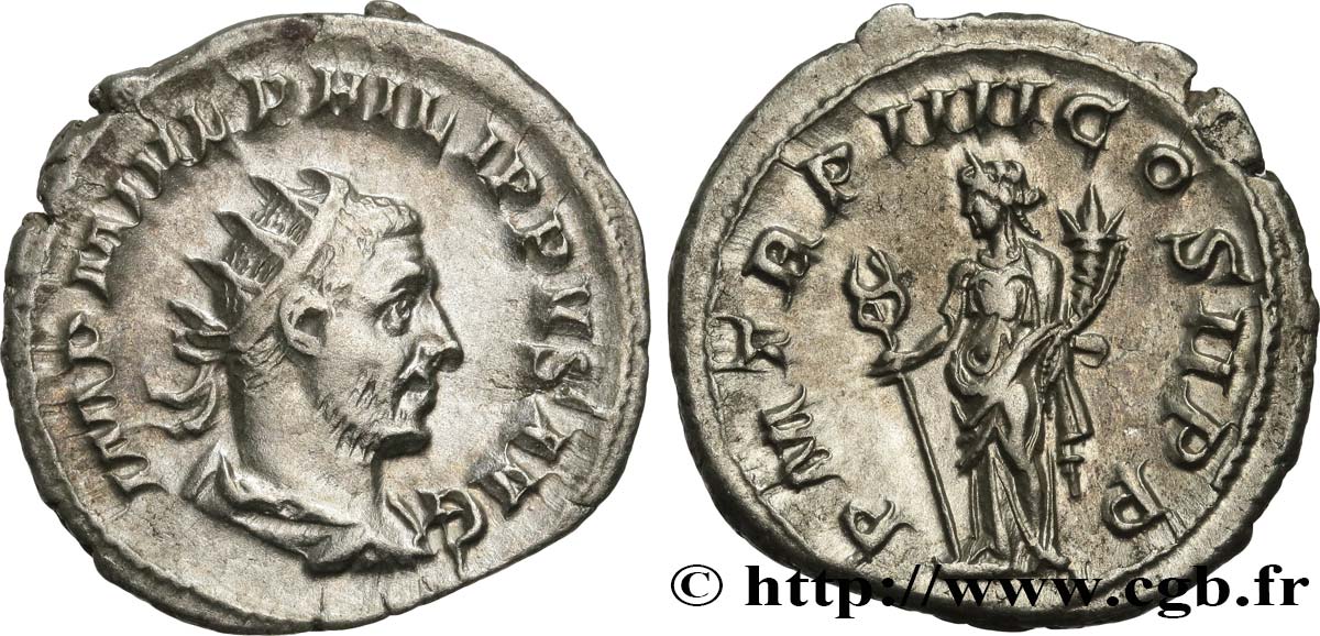 PHILIPPUS Antoninien AU/MS