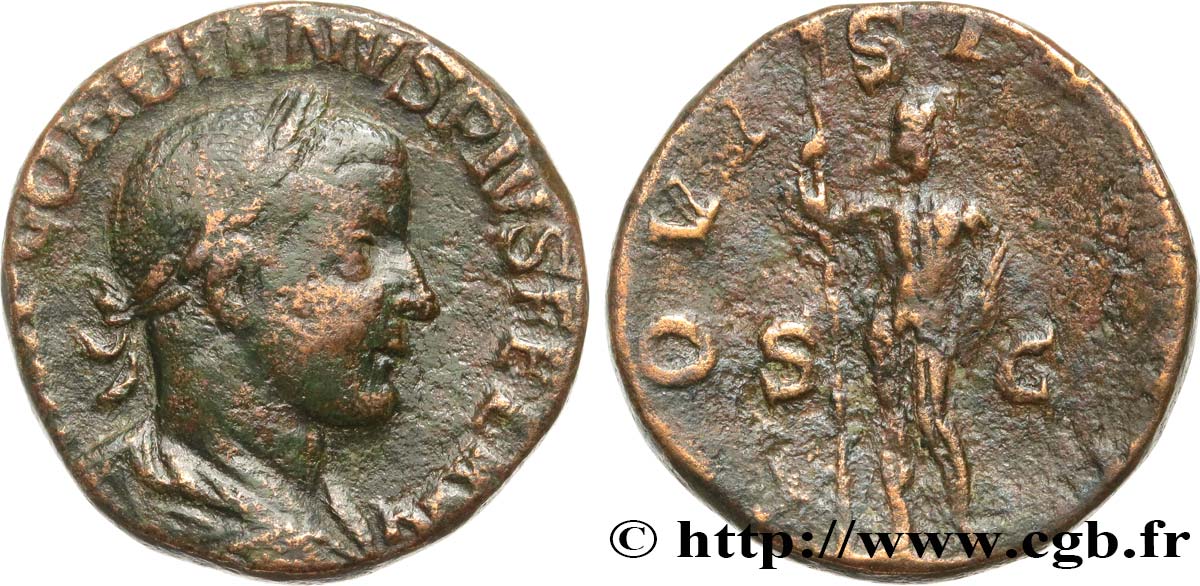 GORDIANUS III Sesterce fSS