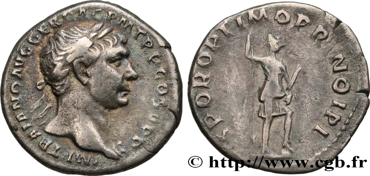 TRAJANUS Denier AU/XF