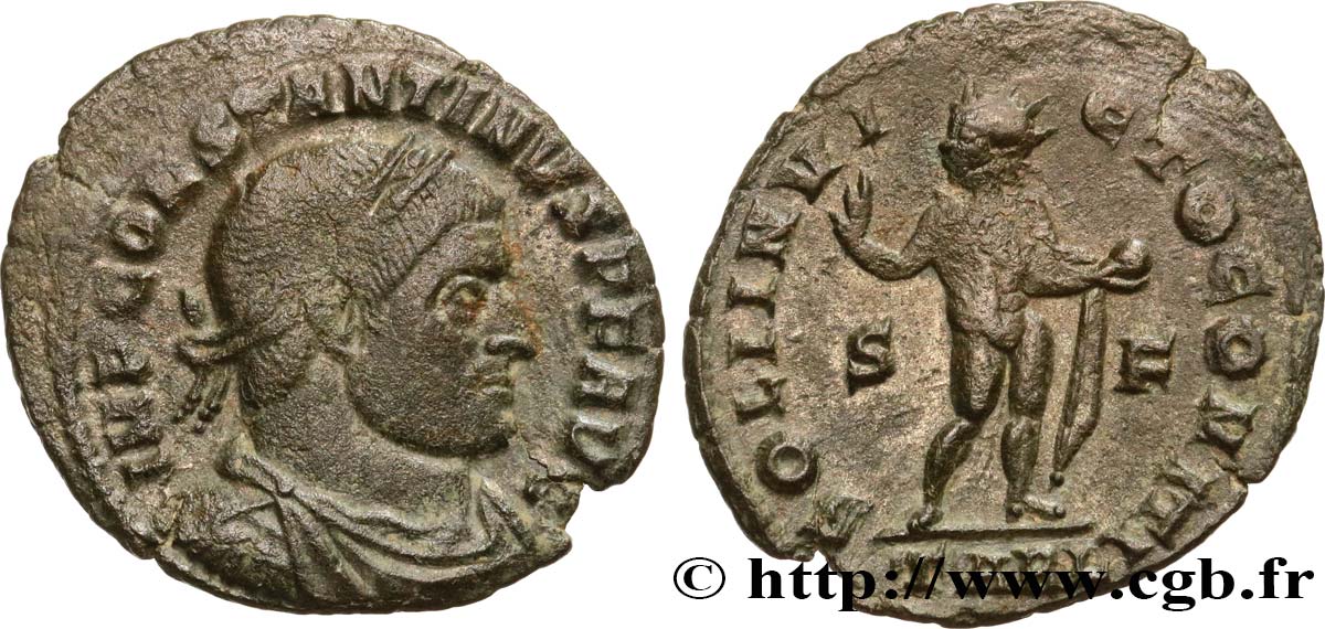 CONSTANTINO I EL MAGNO Follis ou nummus MBC