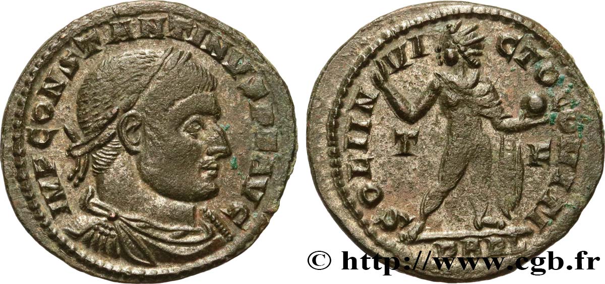 CONSTANTINO I EL MAGNO Follis ou nummus EBC