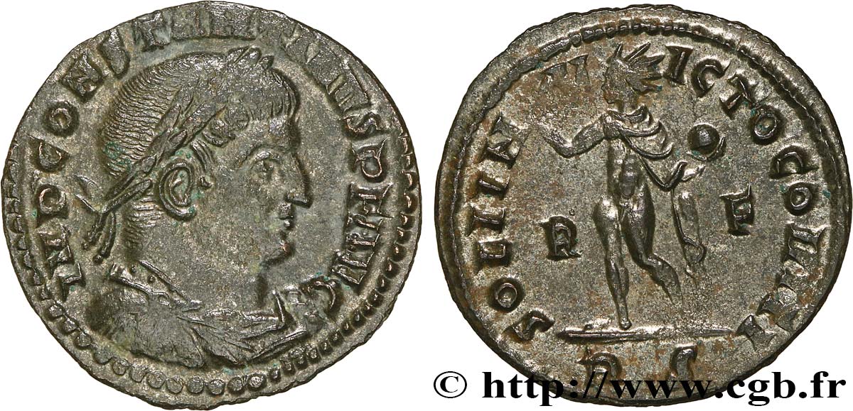 CONSTANTINUS I DER GROßE Follis ou nummus fVZ