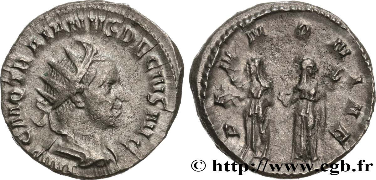 TRAJAN DÈCE Antoninien TTB