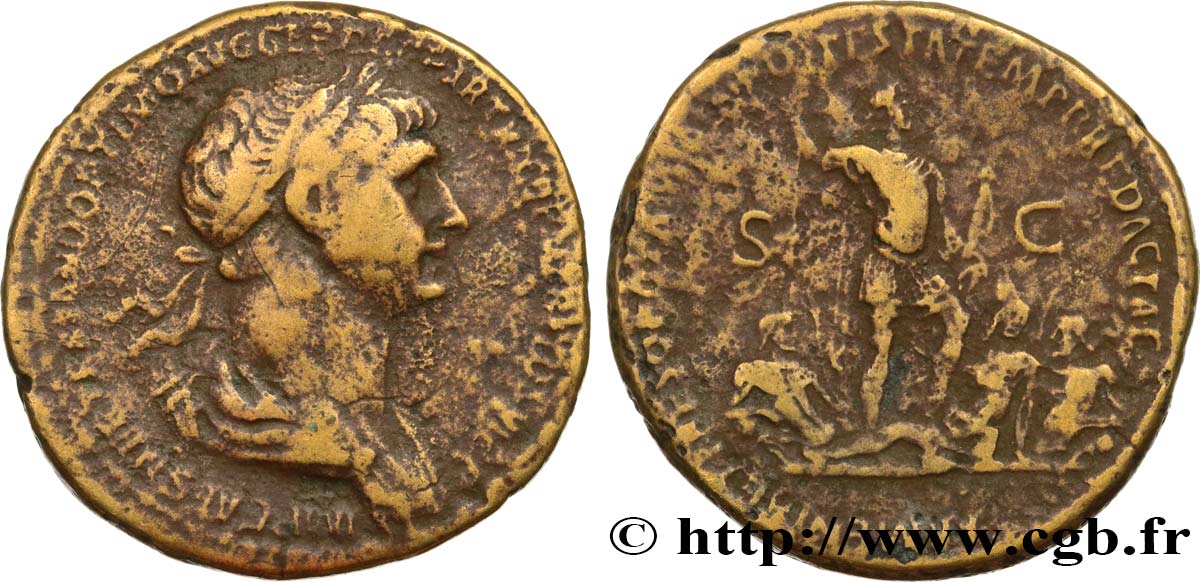 TRAJAN Sesterce TB+