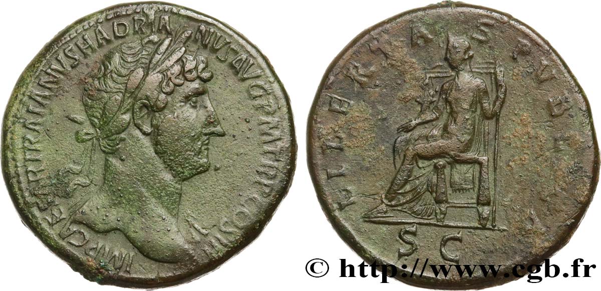 HADRIEN Sesterce TTB/TB+