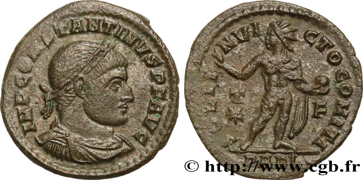 CONSTANTINUS I DER GROßE Follis ou nummus fVZ