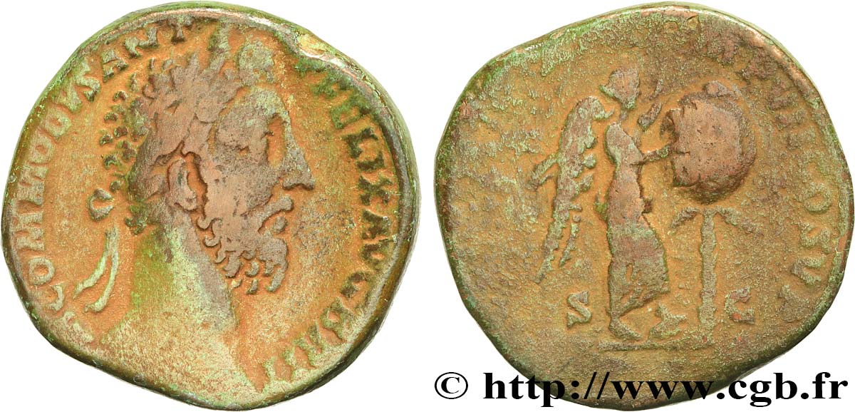 COMMODUS Sesterce VF/F