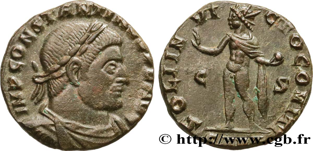 CONSTANTINE I THE GREAT Follis ou nummus AU/MS