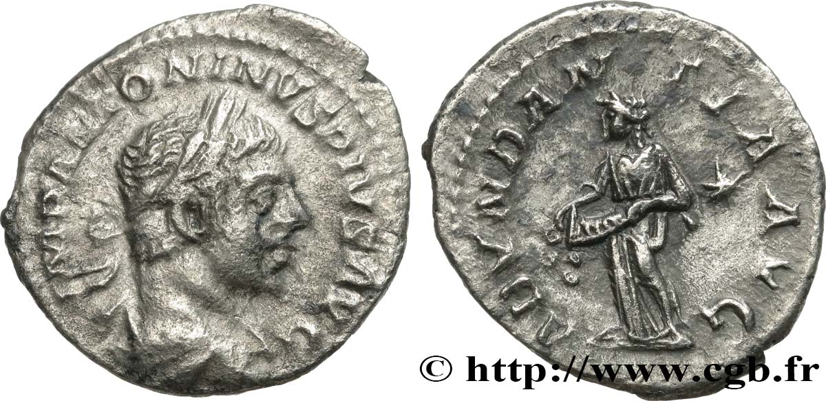 ELAGABALUS Denier XF/AU