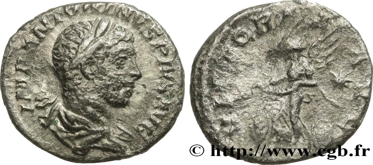 ELAGABALUS Denier VF