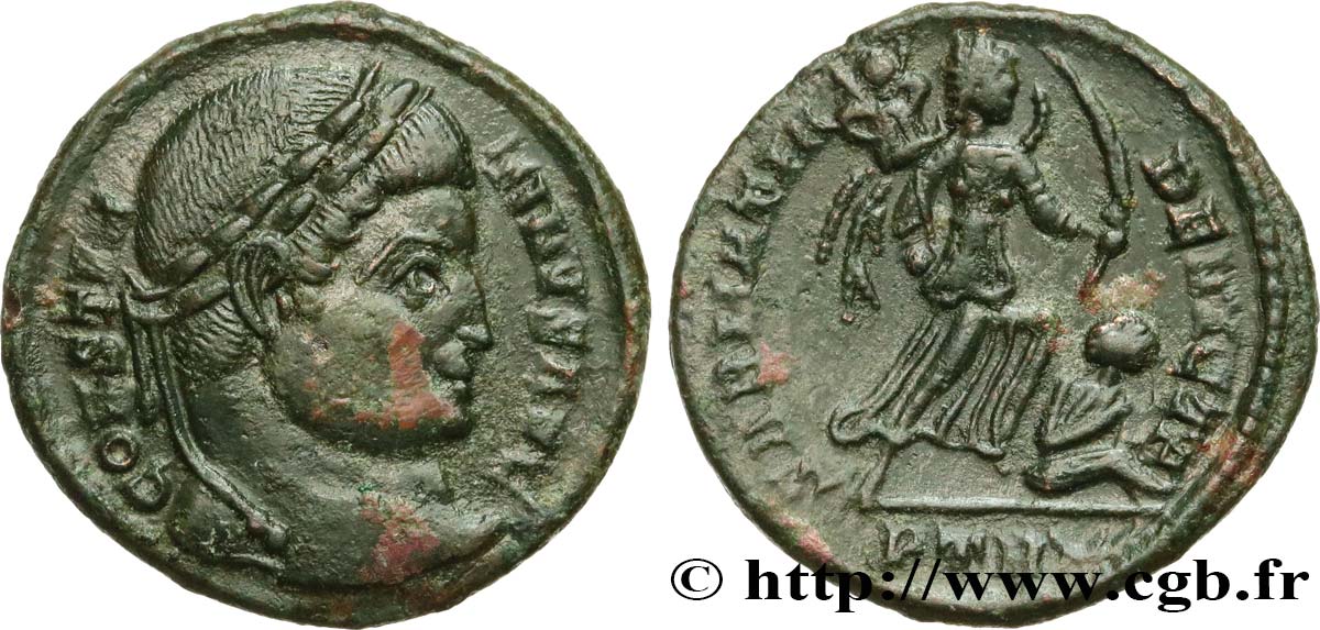 CONSTANTIN Ier LE GRAND Centenionalis ou nummus TTB/TTB+