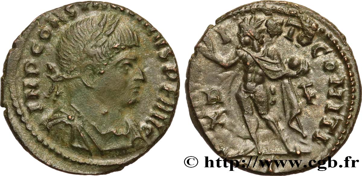 CONSTANTINE I THE GREAT Follis ou nummus AU/AU