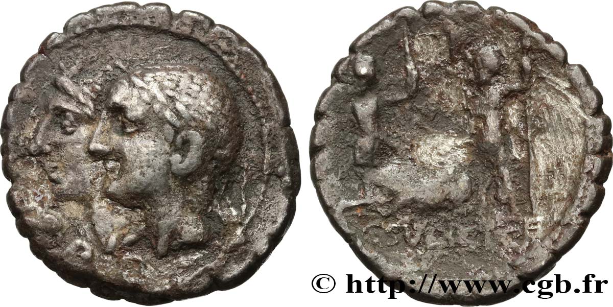 SULPICIA Denier serratus TB+/TB