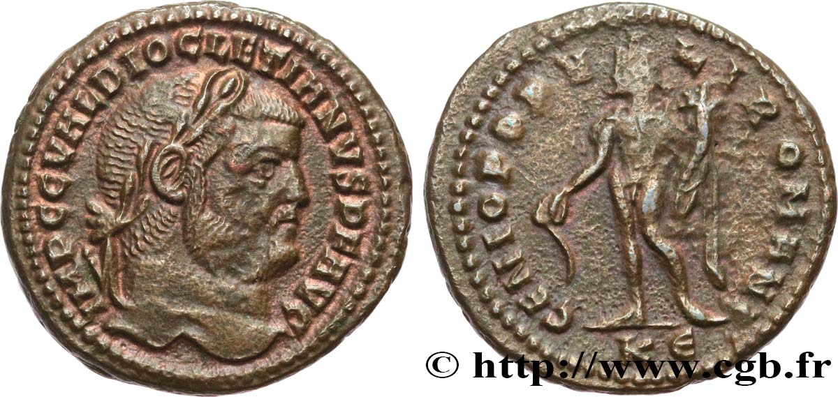 DIOCLÉTIEN Follis ou nummus TTB