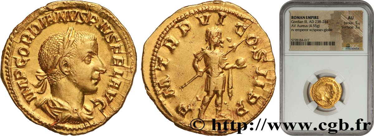 GORDIANO III Aureus EBC