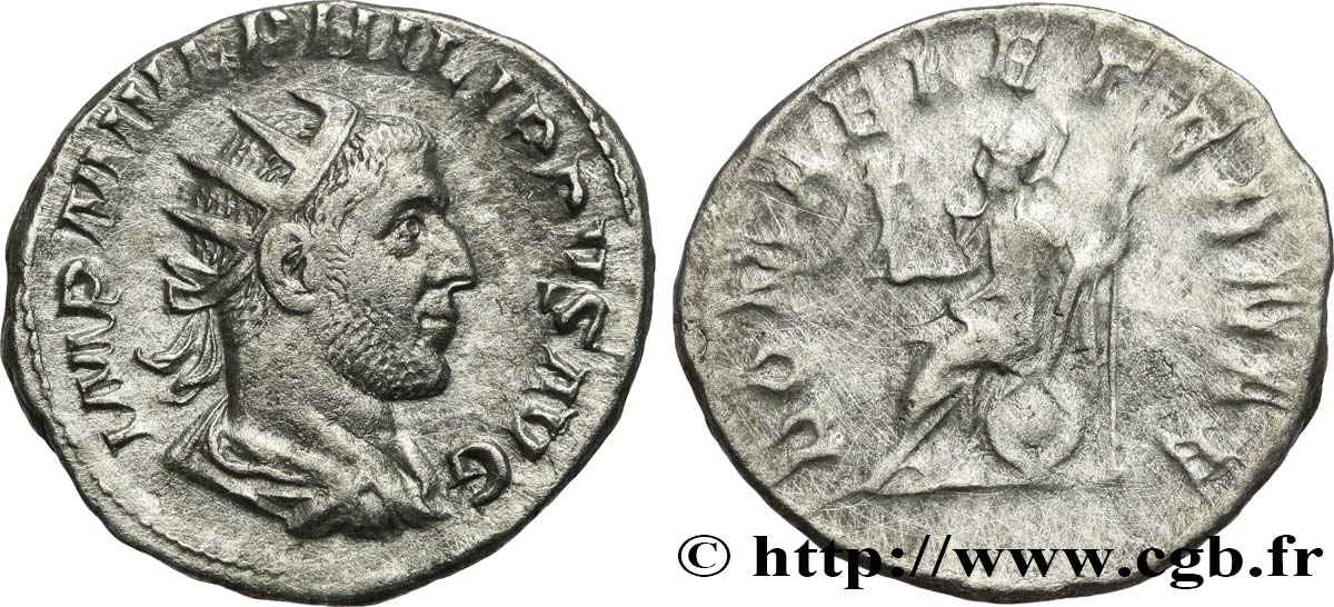 FILIPPO I PADRE Antoninien q.SPL/q.BB