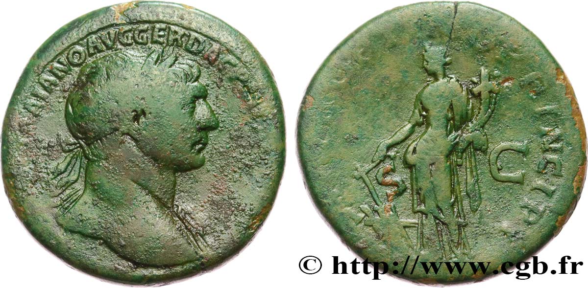 TRAJAN Sesterce TB