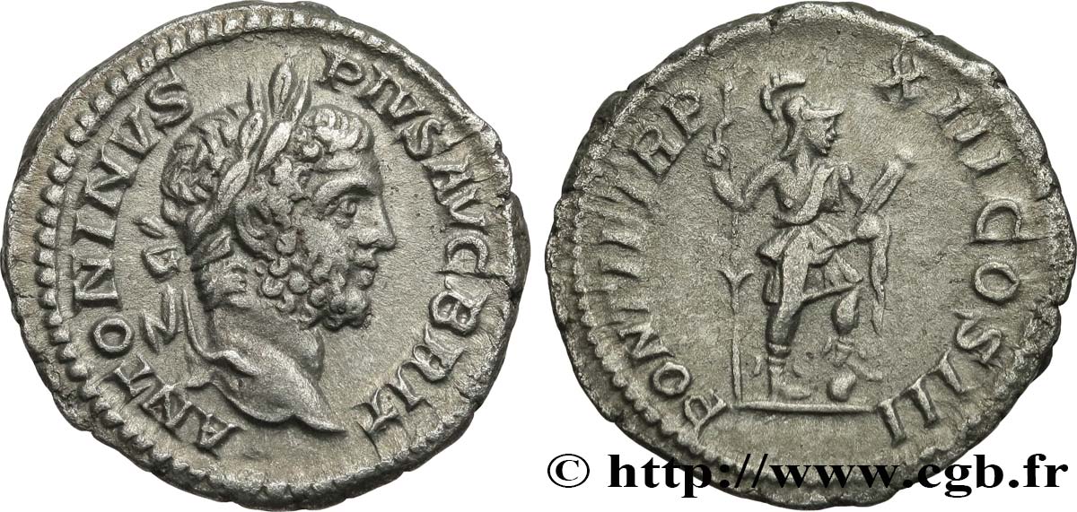 CARACALLA Denier TTB+