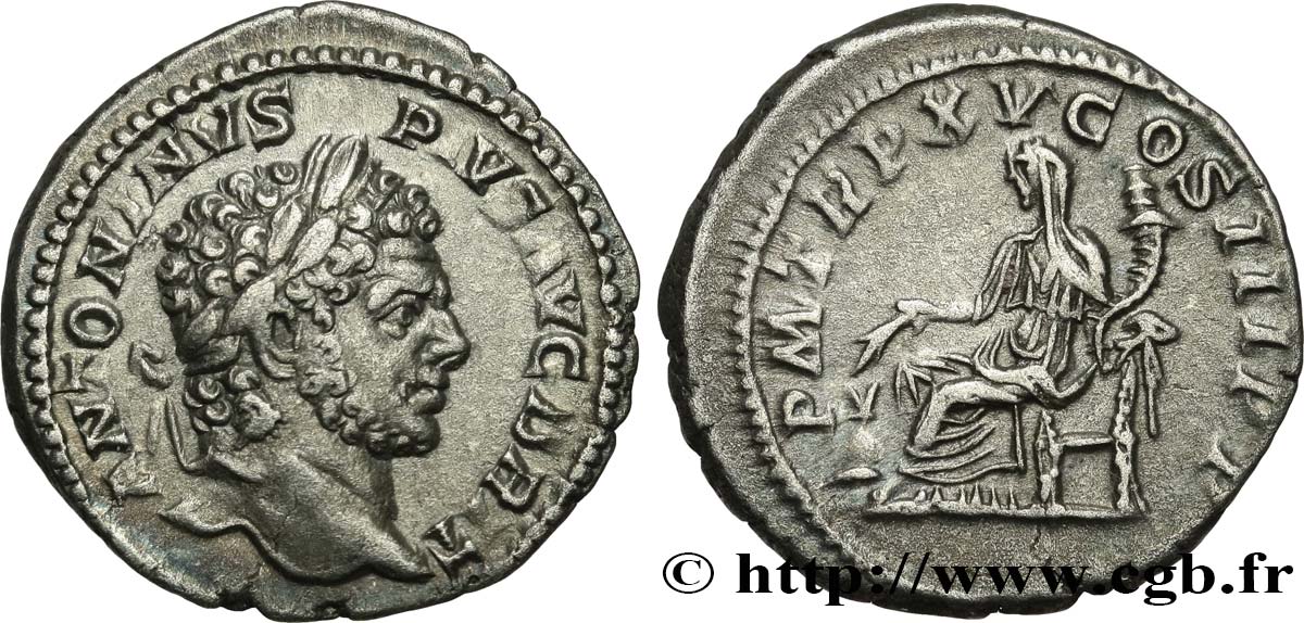 CARACALLA Denier TTB+