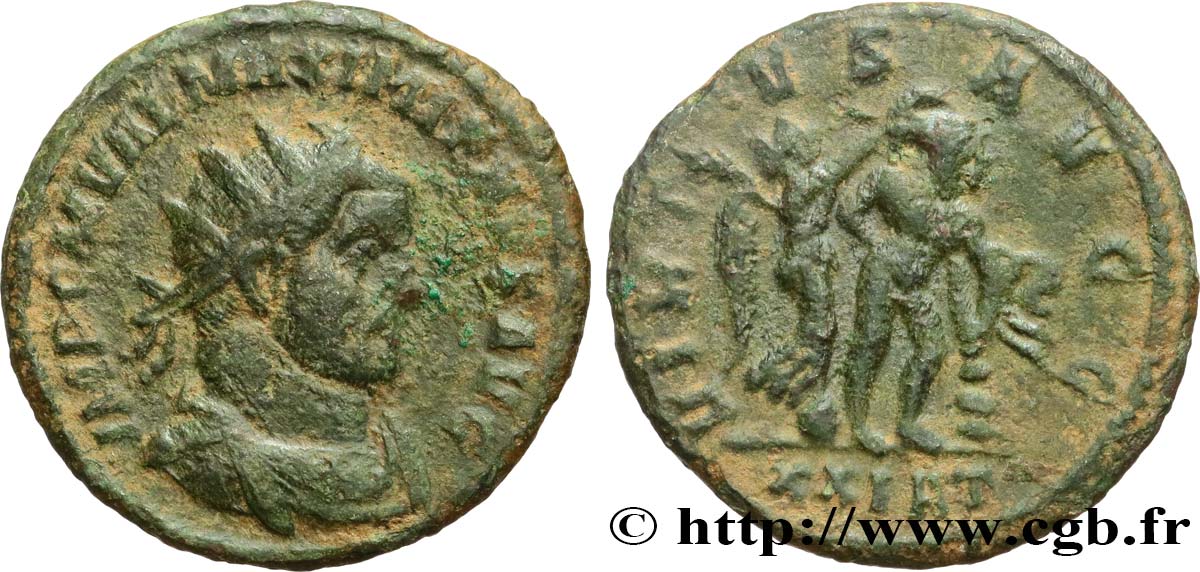 MAXIMIANUS HERCULIUS Aurelianus VF