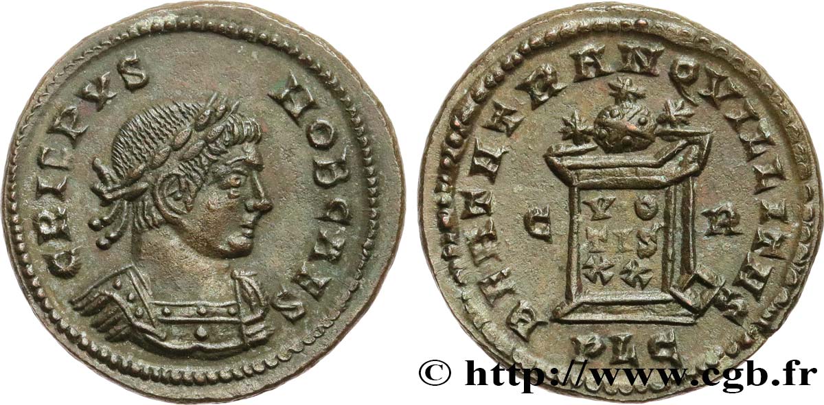 CRISPUS Centenionalis ou nummus SPL