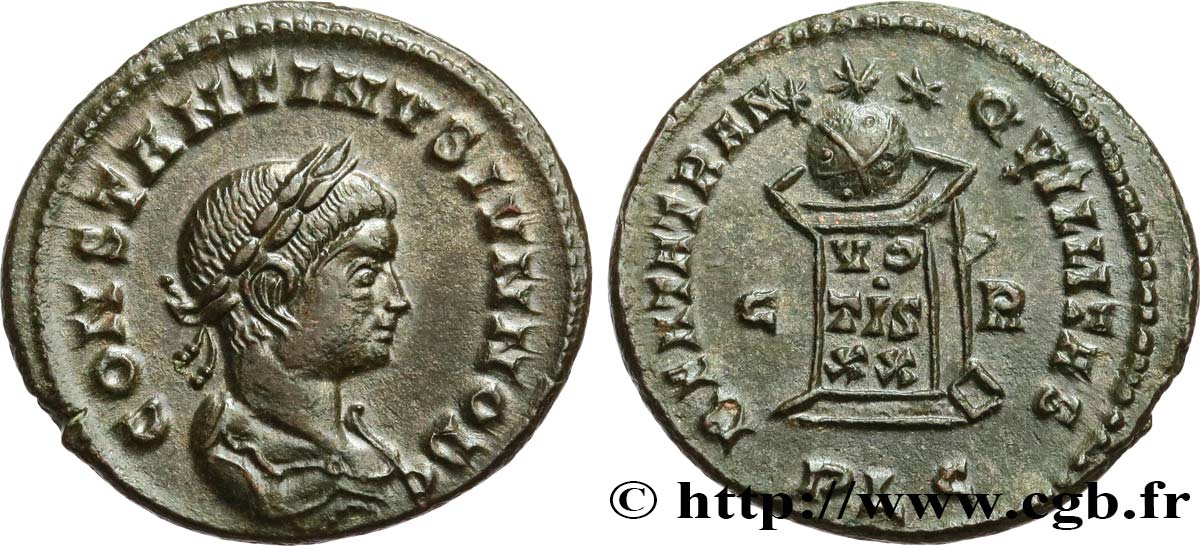 CONSTANTIN II Centenionalis ou nummus SPL