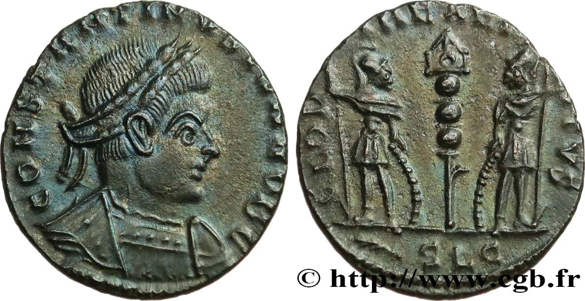 CONSTANTIN II Centenionalis ou nummus SUP