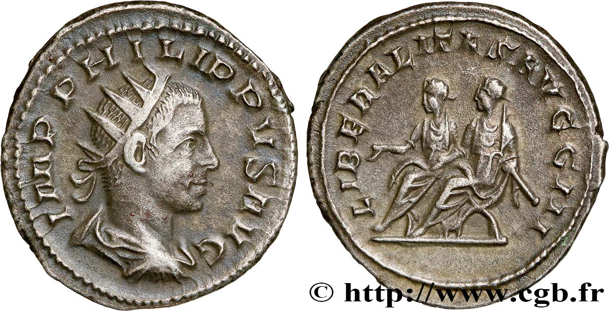 FILIPPO II FIGLIO Antoninien q.SPL/SPL
