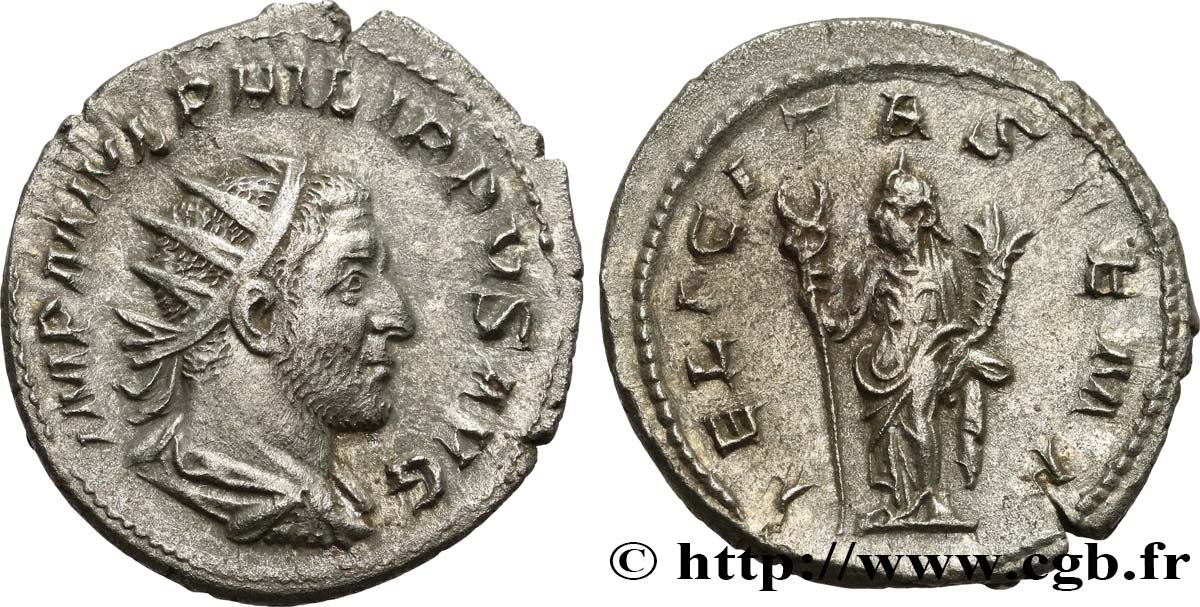 PHILIPPE Ier L ARABE Antoninien TTB+