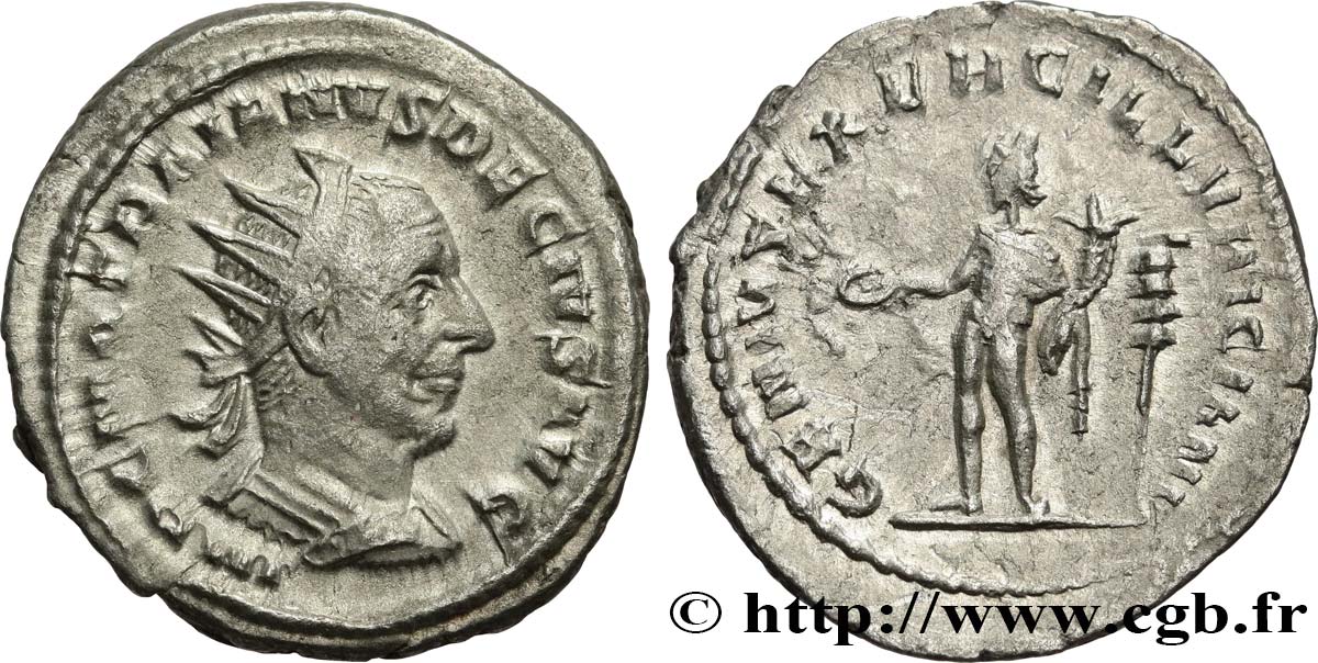 TRAJAN DÈCE Antoninien TTB