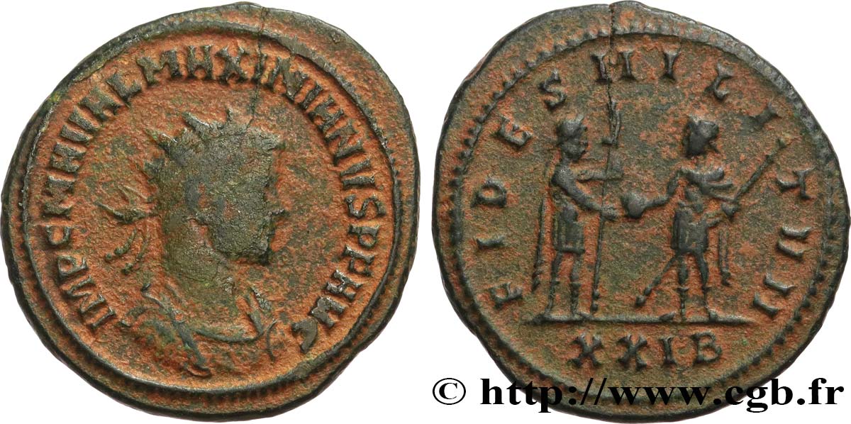 MAXIMIANUS HERCULIUS Aurelianus XF/AU