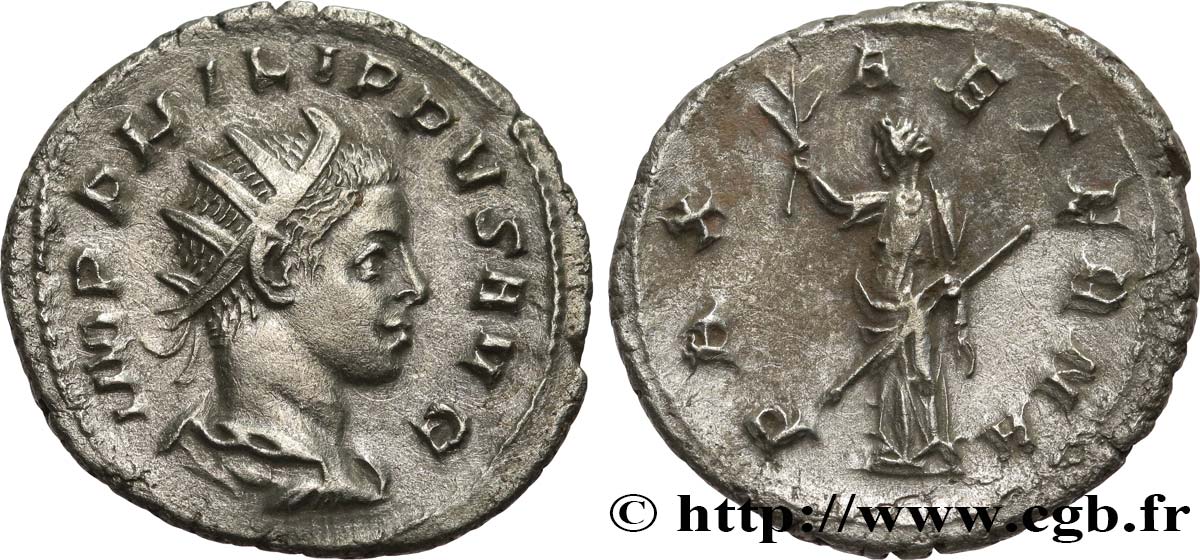 FILIPPO II FIGLIO Antoninien SPL/q.SPL