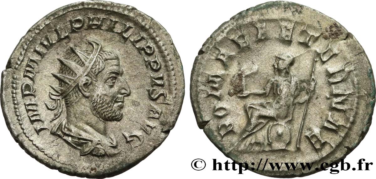 PHILIPPE Ier L&nbsp;ARABE Antoninien TTB+/TTB