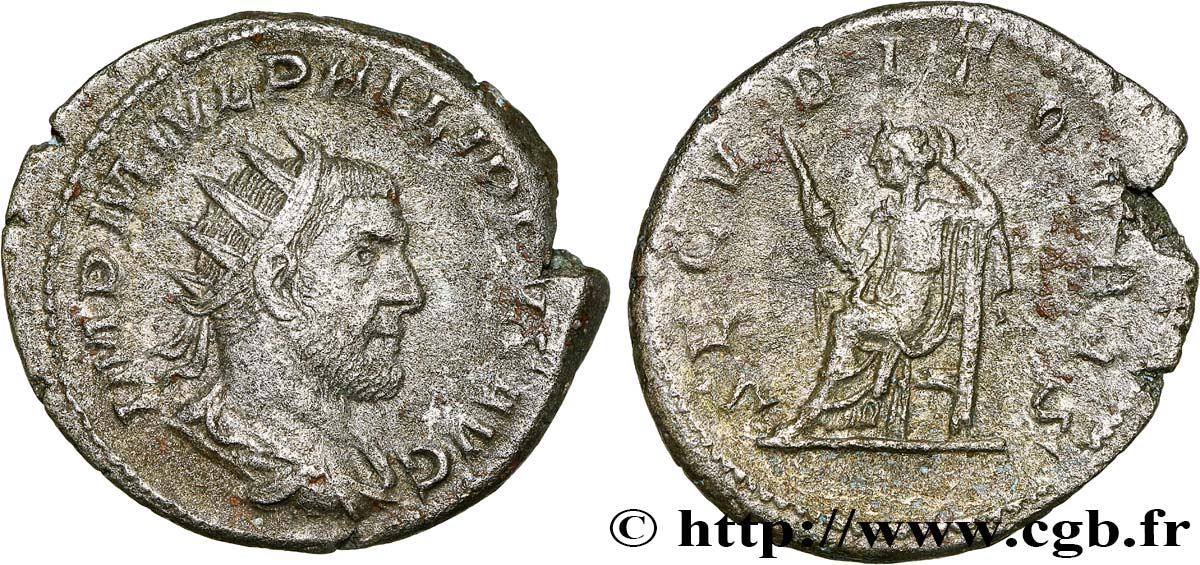 PHILIPPUS I. ARABS Antoninien fVZ