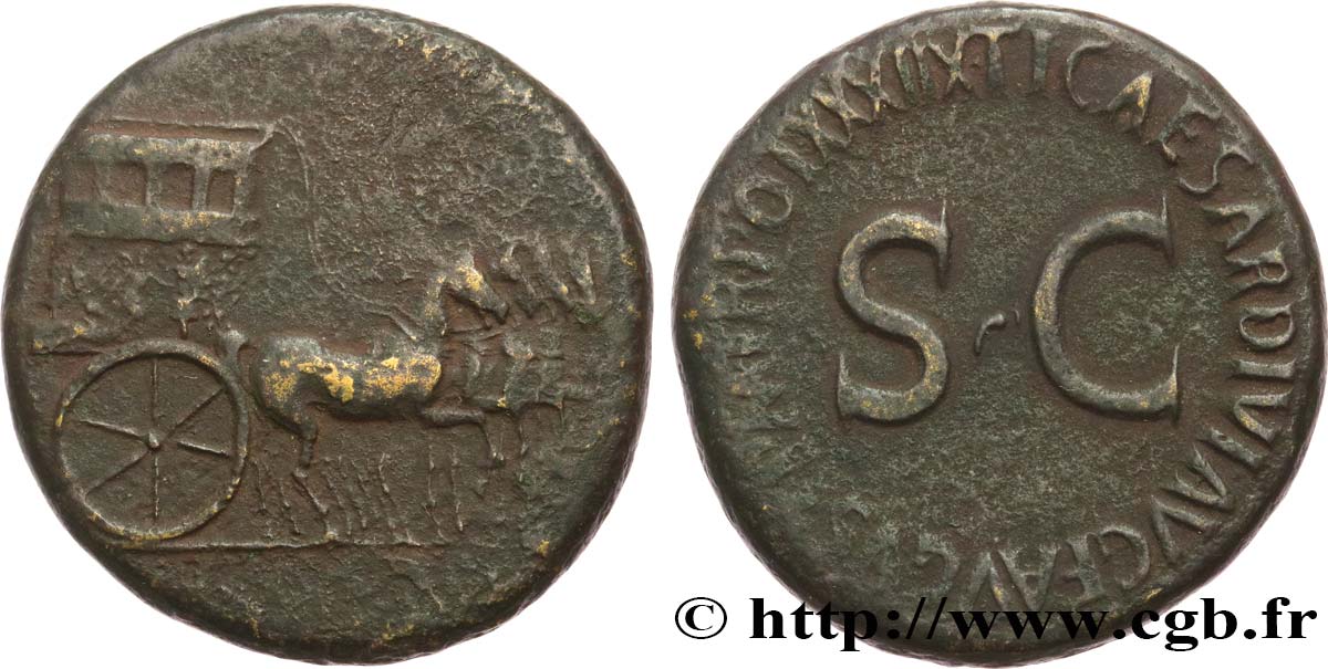 TIBÈRE Sesterce VF