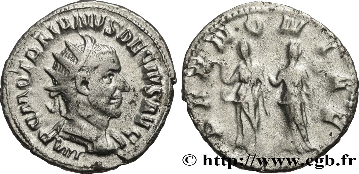 TRAIANUS DECIUS Antoninien SS/fSS