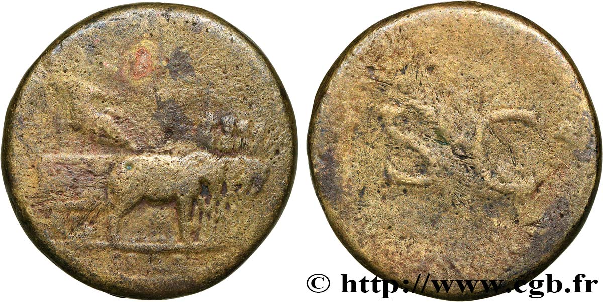 DIVUS VESPASIAN sesterce VG/G