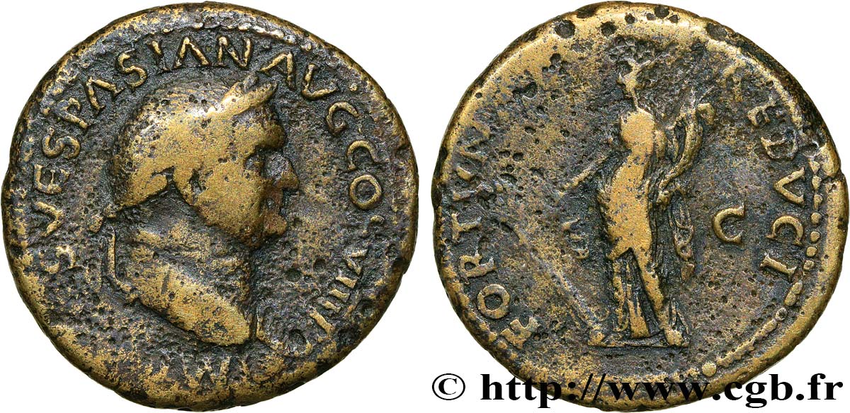 VESPASIAN Dupondius VF