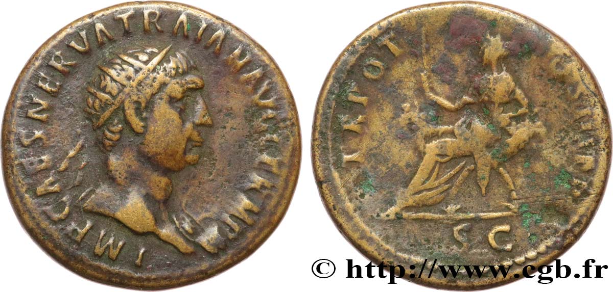 TRAJAN Dupondius TB+/TB