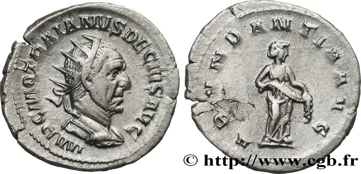 TRAJAN DECIUS Antoninien AU/XF