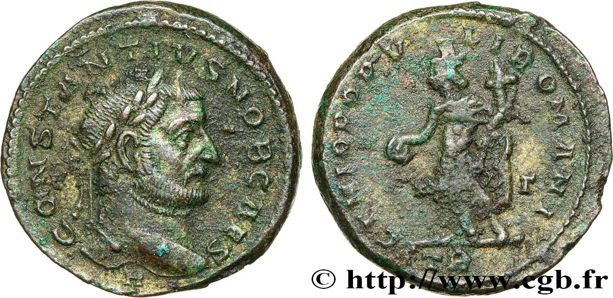 CONSTANTIUS I Follis ou nummus XF