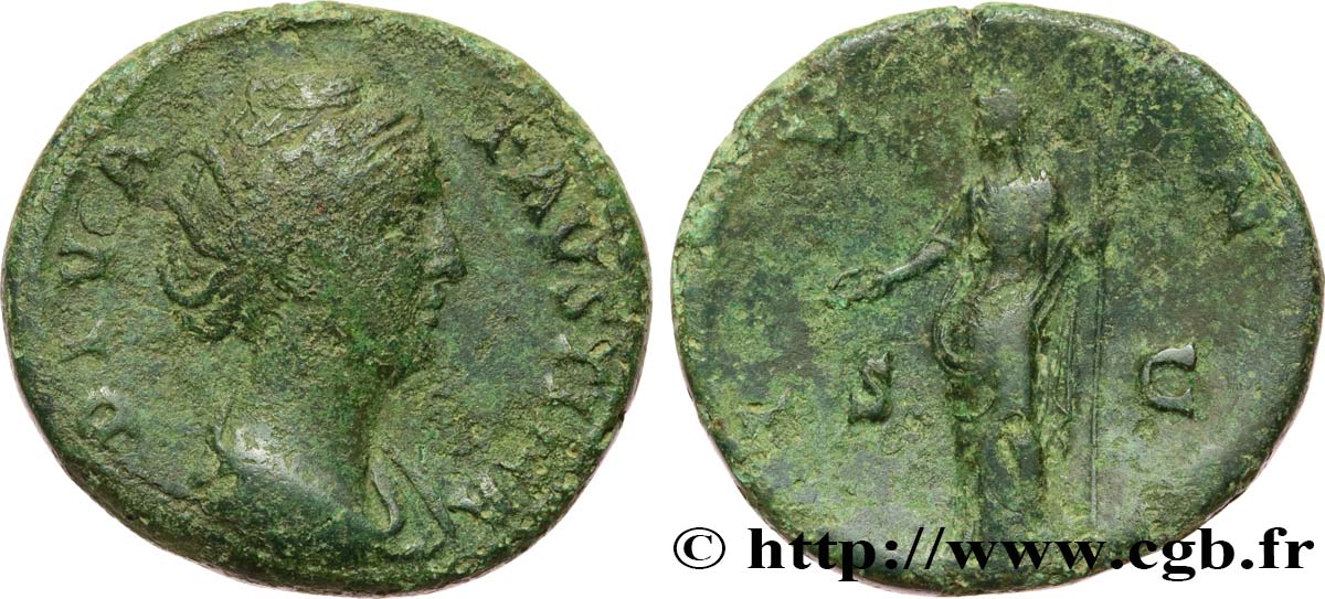 FAUSTINA MAGGIORE Sesterce MB