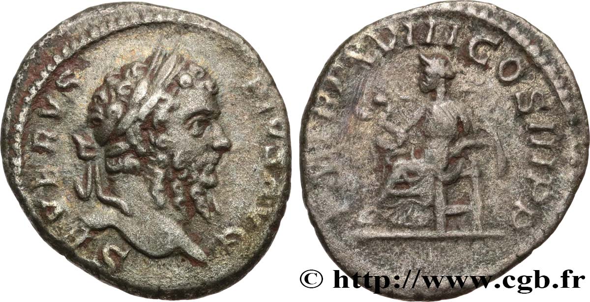 SEPTIMIUS SEVERUS Denier SS